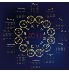 2013 Calendar vector image