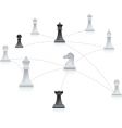 Chess pieces vector image