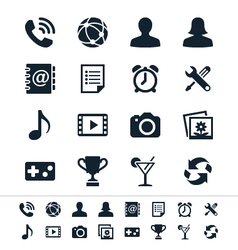Application icons vector image