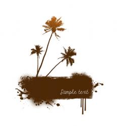 Palms vector image