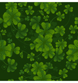 Clover seamless pattern vector image