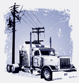 Truck vector image