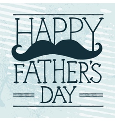 Fathers day mustache vector image