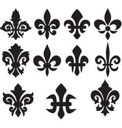 Fleur de lis vector image