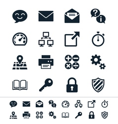 Application icons vector image