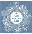 Vintage frame vector image