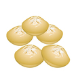 Thai Dessert Product from Sugar Palm vector image