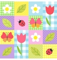 Spring pattern vector image