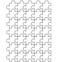 Puzzle pattern Puzzle pattern vector image