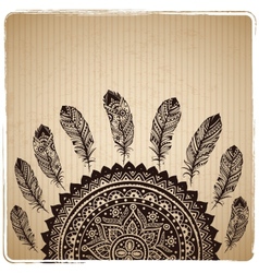 Ethnic Dream catcher vector image