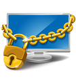 Safe information vector image