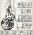 Lost a game vector image