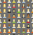 Account icons seamless background vector image