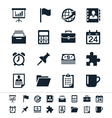 Business and office icons vector image