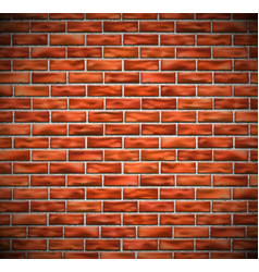Red brick wall vector image