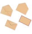 Different envelopes vector image