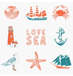 Seaside Background vector image