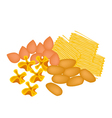 Traditional Thai Dessert Golden Sweet Meat vector image