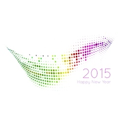 Happy 2015 new year vector image