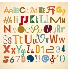 Doodle alphabet for you business presentations Doodle alphabet for you business presentations vector image