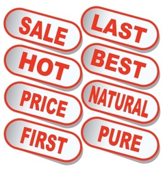 Sticker Sale vector image