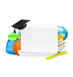 School banner vector image