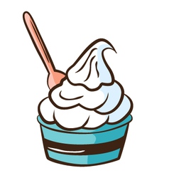 Yoghurt vector image
