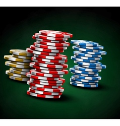 Casino chips Casino chips vector image