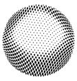 Halftone dots vector image