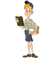 Courier vector image