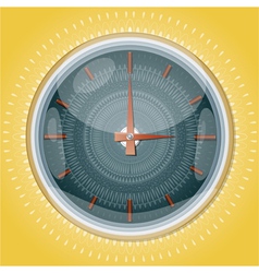 Clocks with pattern vector image