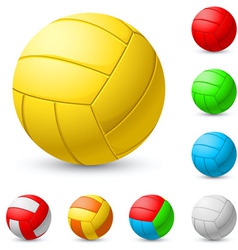 Realistic volleyball vector image