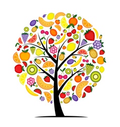 Energy fruit tree for your design vector image