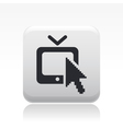 Web tv icon vector image