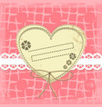 Ornate vintage frame on grange background vector image