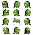 Cartoon monsters set vector image