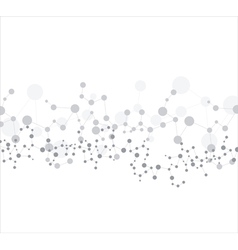 Dna molecule abstract vector image