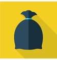 Trash Bag in Flat Design vector image