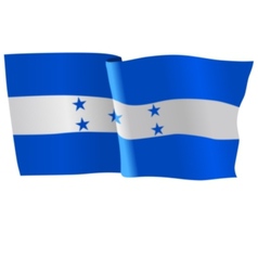 Flag of Honduras vector image