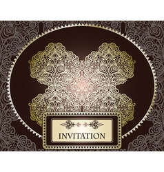 Invitation template vector image