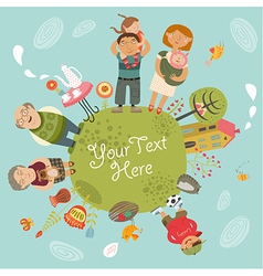 Happy Family vector image