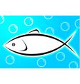 Fish icon vector image