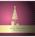 New year card vector image