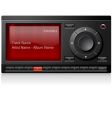 Satellite radio receiver vector image