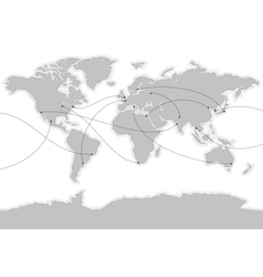 World map vector image
