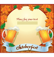 Banner Octoberfest vector image