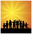Kids outdoor vector image