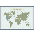 World Map vector image