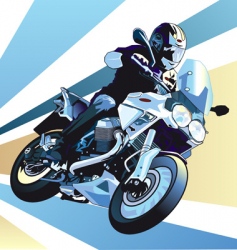 Motorcycle vector image