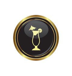 Cocktail icon vector image